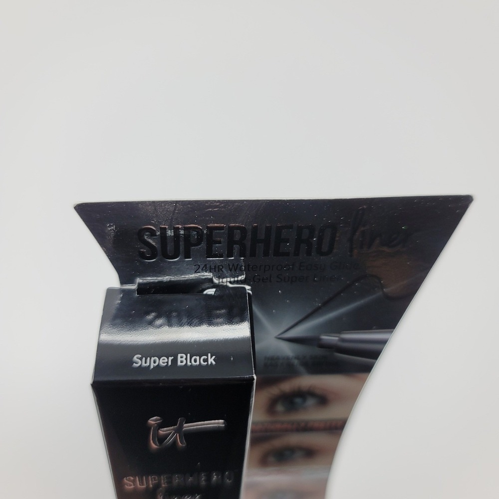 It Cosmetics Superhero Liner Super Black 24HR Waterproof Liquid Gel Eyeliner - Picture 7 of 9